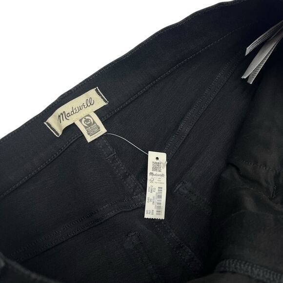 Madewell Petite Kick Out Crop Jeans in Black Wash NM812 size 32P NWT - Picture 5 of 7